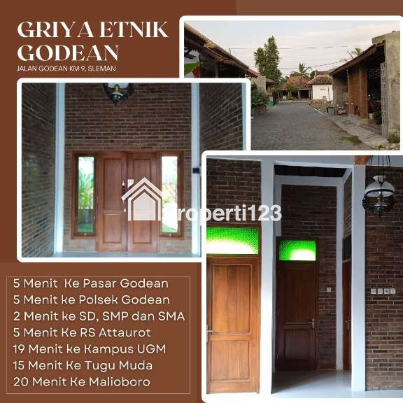 Rumah Dengan Kolam Renang Mini dekat Lingkar Barat, Konsep etnik jawa - 2