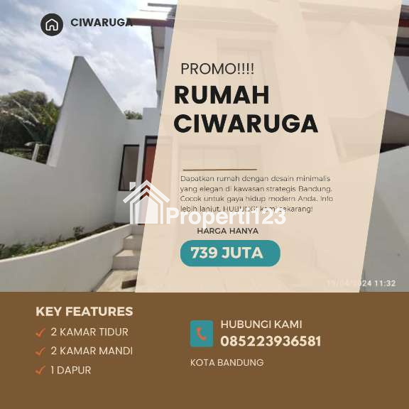 Jual cepat rumah murah di Ciwaruga - 1