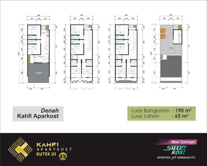 Rumah Kosan Dijual di dekat Universitas Indonesia, 10 Kamar Full Furnish - 2
