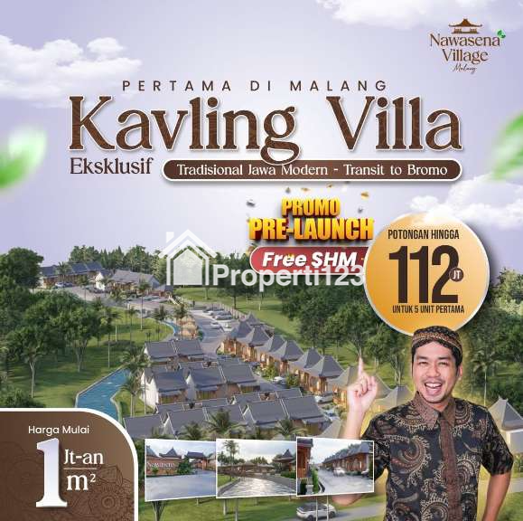 Tanah Kavling Villa Etnik Jawa di dekat Wisata Malang - 2