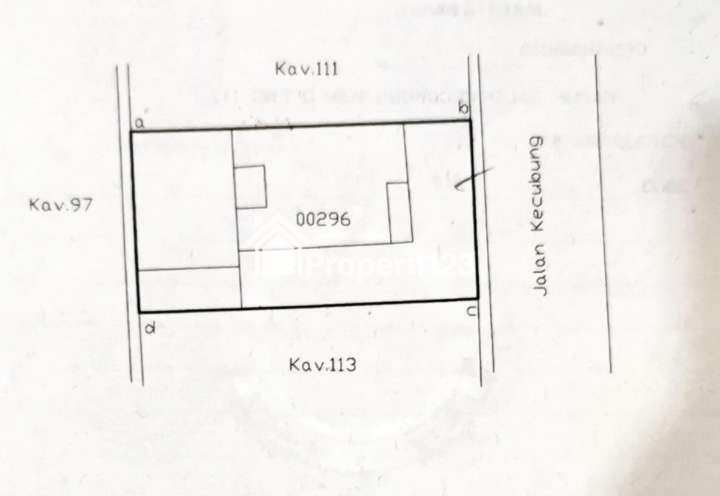 Rumah hitung Tanah di Jalan Kecubung no.112 Kedaung, Kaliangke, Cengkareng - 2