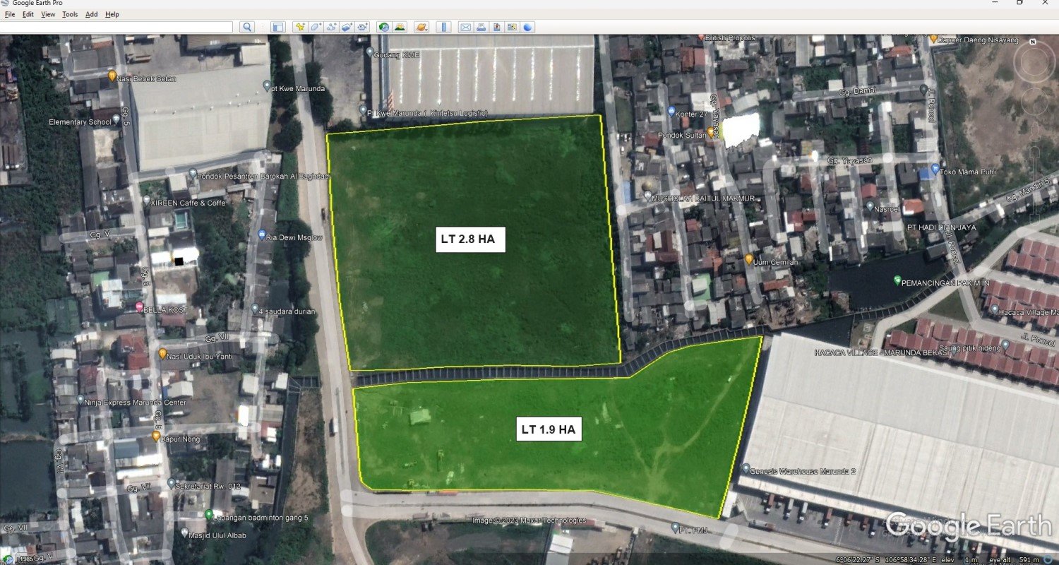 Dijual Tanah di Marunda 2.8 Ha Dekat Marunda Center COCOK BUAT PERGUDANGAN - 26