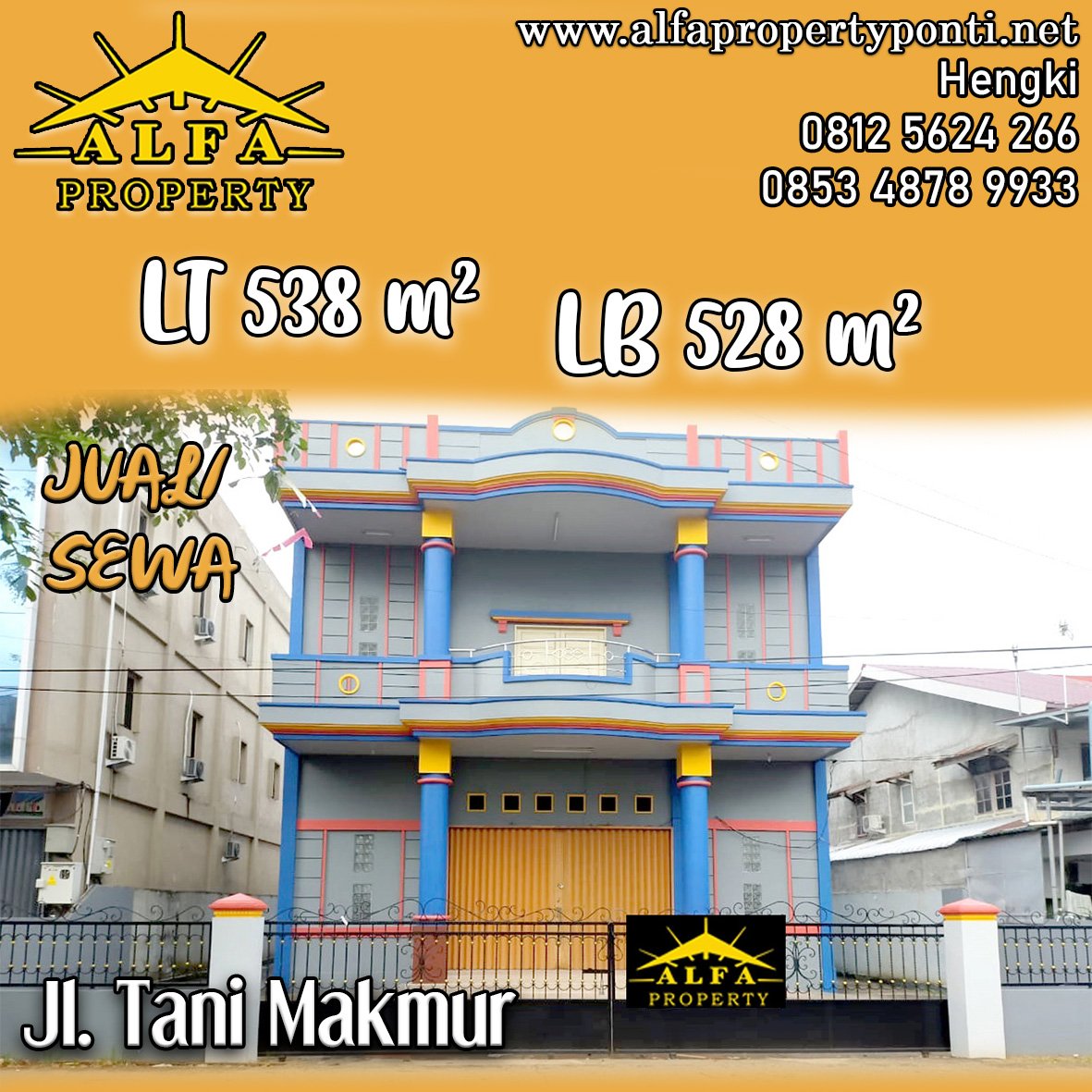 Ruko Tani Makmur, Pontianak, Kalimantan Barat - 1