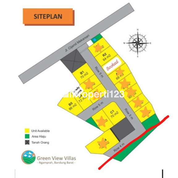 8 Menit dari tol dan Stasiun Kereta Cepat. Lingkungan hijau dan sejuk - 7