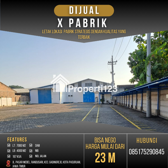 Pabrik Dijual Lokasi Strategis - 1