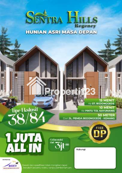 Di Jual Rumah Ready Stock Dekat St. Bojonggede Sentra Hills Kalisuren Tanpa Dp Angsuran Cuma 2Jtaan - 2