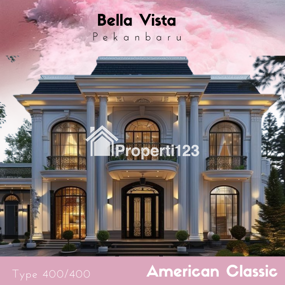 RUMAH MEWAH BEBAS DESAIN DI BELLA VISTA PEKANBARU - 4
