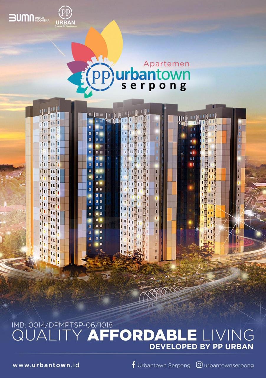 Dijual Apartemen Murah Booking 3 Juta All In FREE DP & FREE Biaya Akad Urbantown Serpong BSD - 2