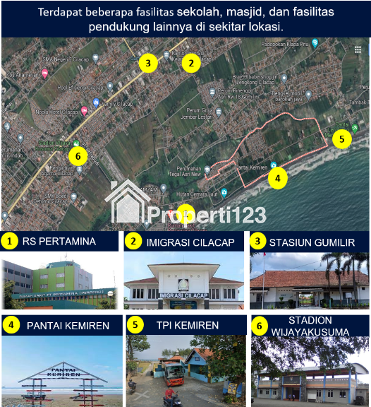 Jual Lahan Kosong di Jl. Lingkar Timur Cilacap, dekat RS Pertamina Cilacap (Harga per m2) - 7