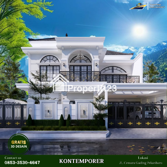 Rumah Desain Minimalis Modern di Pekanbaru - 2
