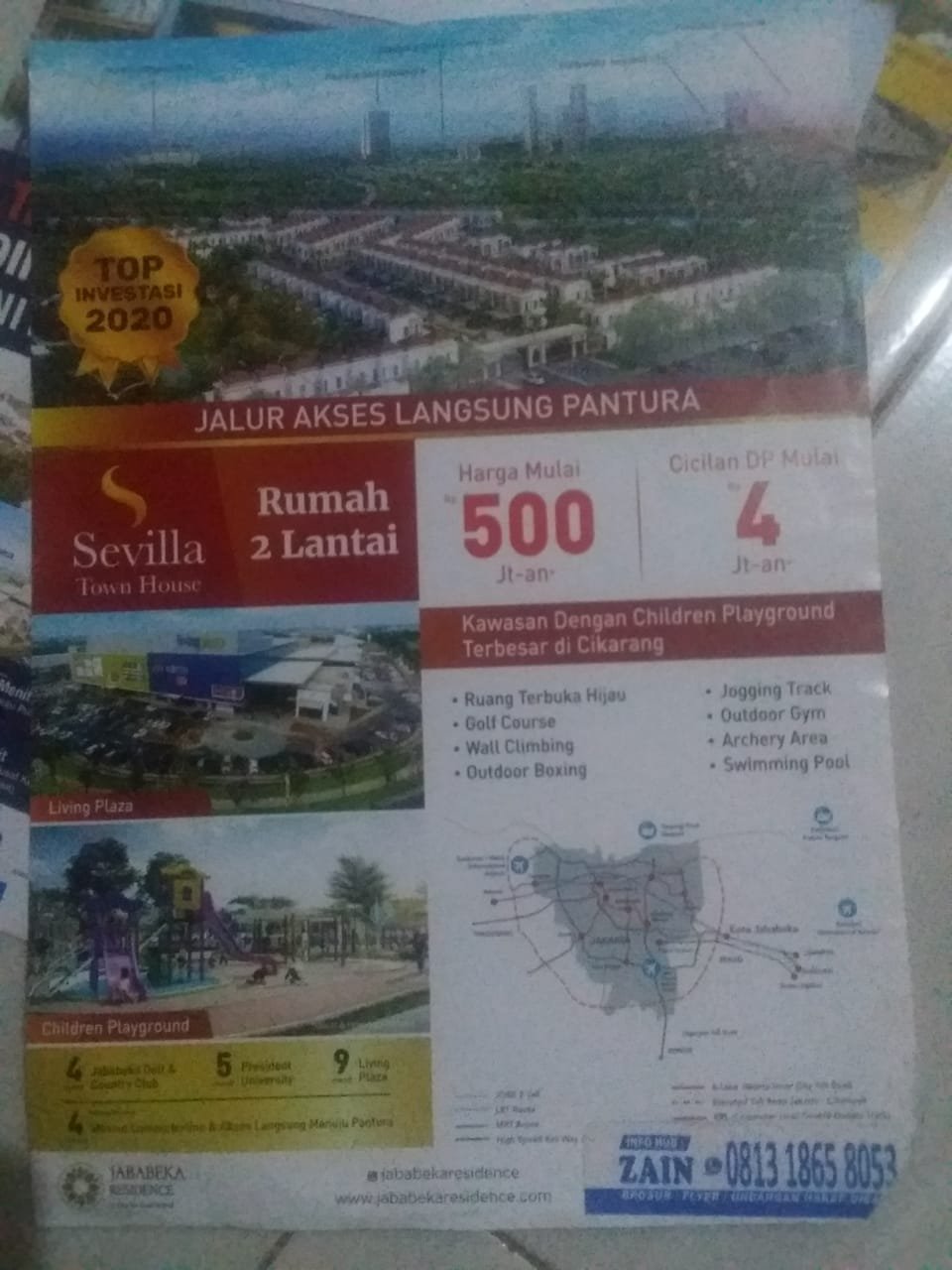 Dijual Rumah Baru Siap Huni di Perumahan Sevilla Town House, Bekasi ,Jawa Barat - 6