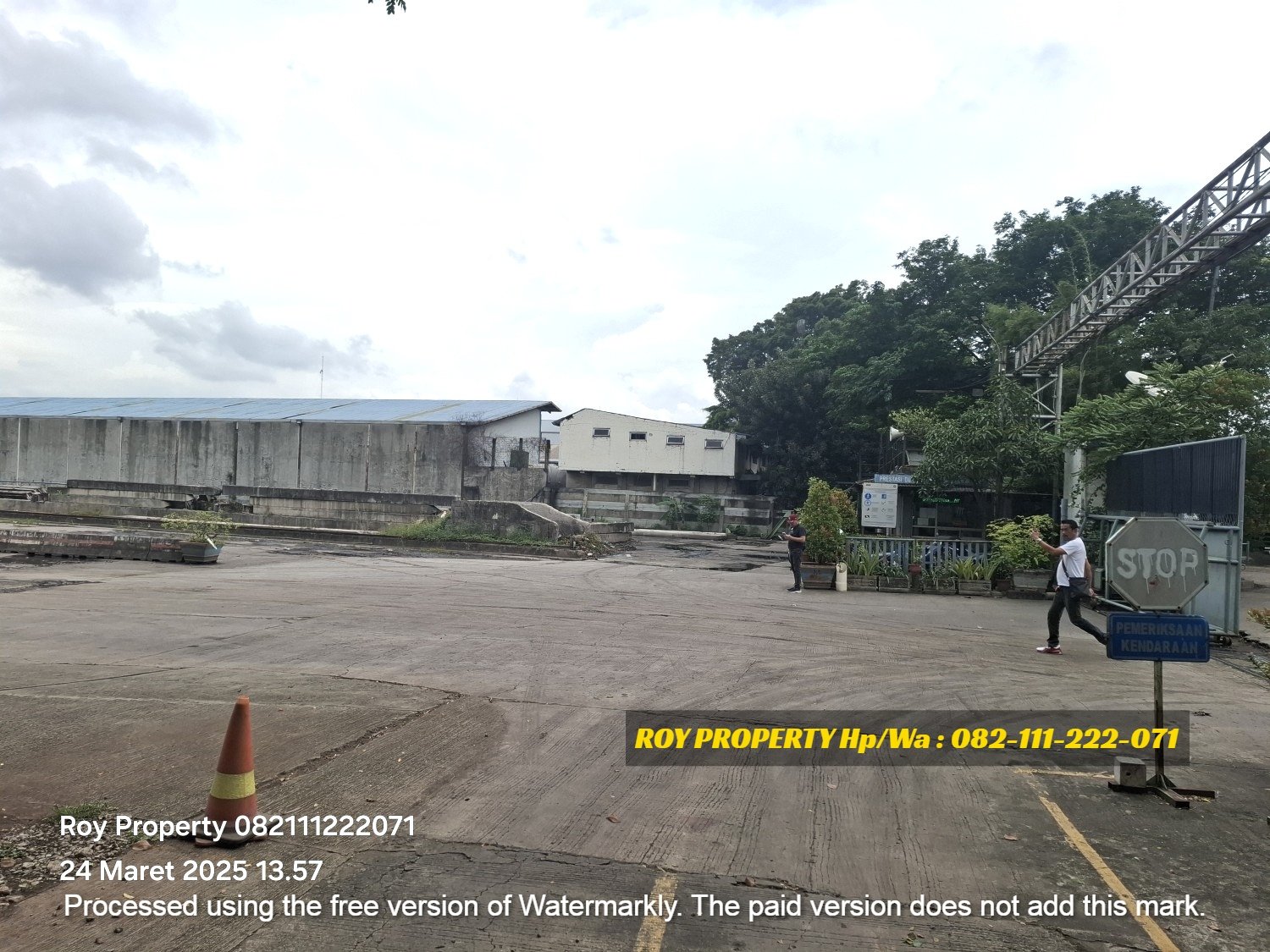 Dijual Tanah di Cakung Cilincing Seluas 4 Ha Full Cor Beton COCOK BUAT GUDANG DAN DEPO CONTAINER - 1