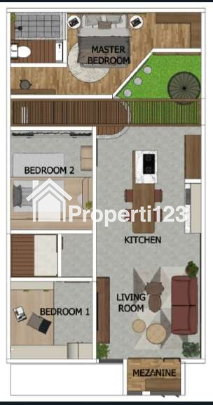 DIJUAL RUMAH FULL FURNISH KOTA BARU PARAHYANGAN - 17