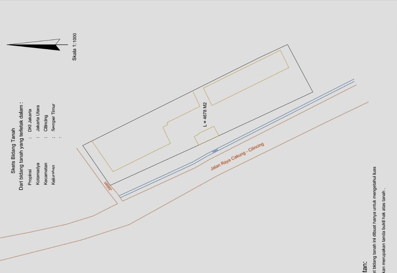 Dijual Tanah di Cakung Cilincing Luas 3400 m2 Dekat Pelabuhan Tanjung Priok COCOK BUAT GUDANG - 26