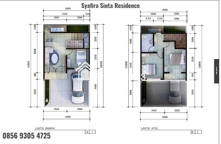 Syafira Sinta Residence 2 lantai free furniture dan free biaya - 3