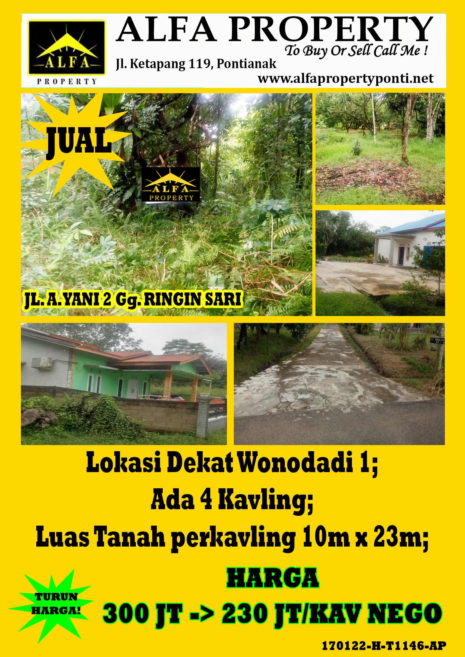 Tanah Gg. Ringin Sari, Pontianak, Kalimantan Barat - 1