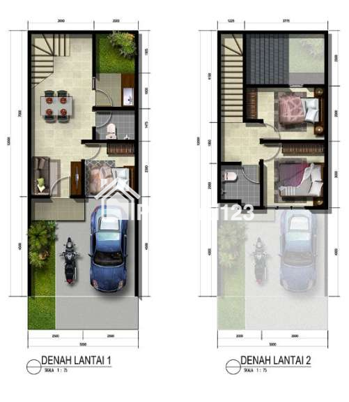 Dijual Rumah 2 Lantai LT.60 LB.45 Cluster Fiera Grand Batavia (Siap Huni) - 1