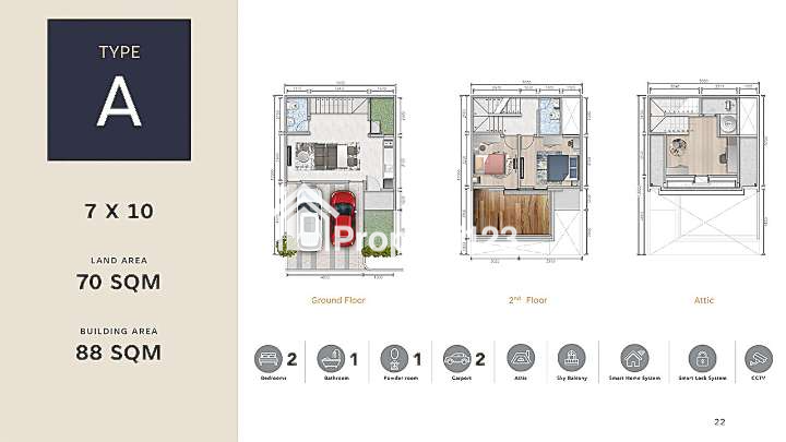 Rumah + Attic Masion De Westeria Metland Menteng Jakarta Timur - 13