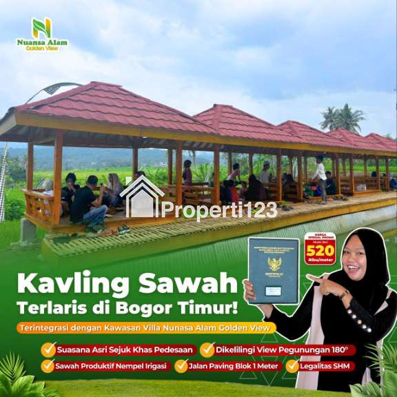 🌺 Tanah Kavling Sawah Murah Legalitas SHM, Harga 520 Ribuan per Meter! 🌟 - 2