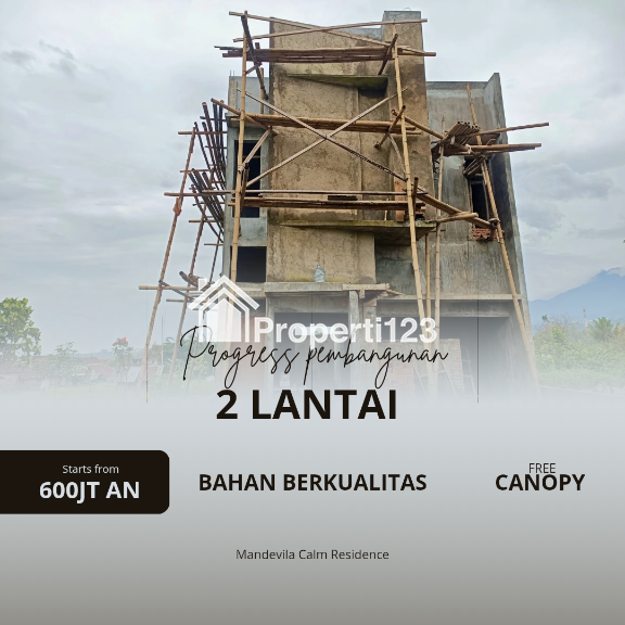 Jual rumah 2 lantai di kota pariwisata batu - 2