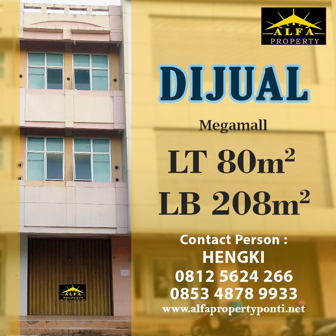 Ruko Megamall, Pontianak, Kalimantan Barat - 1