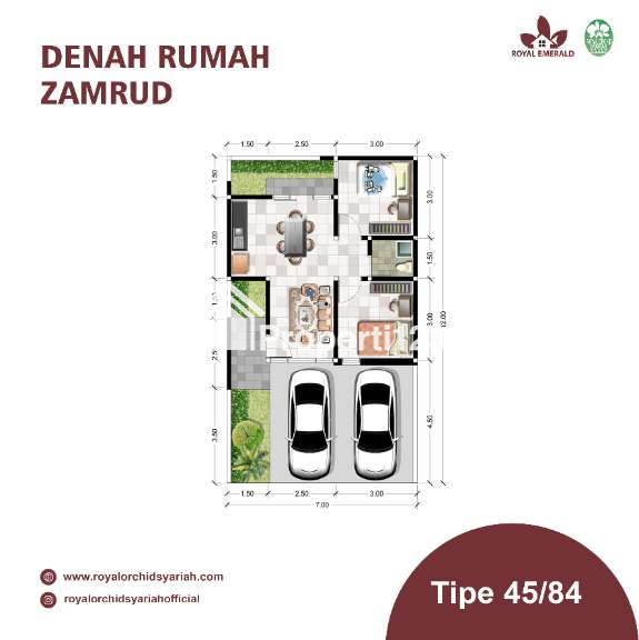 RUMAH TYPE ZAMBRUD at ROYAL EMERALD BEKASI - 2
