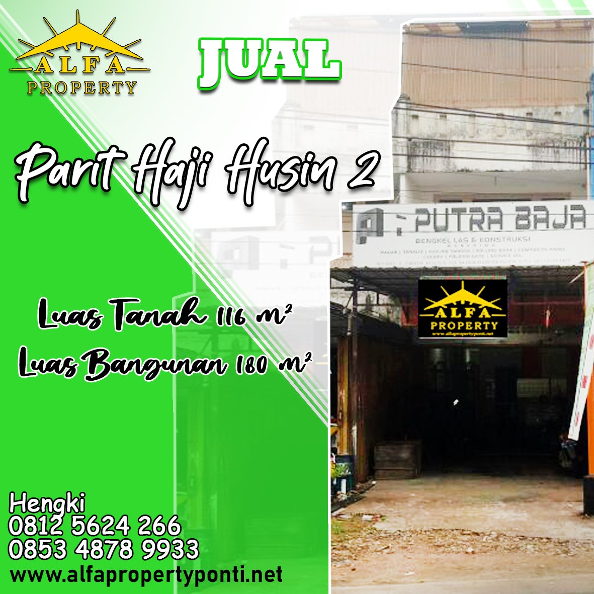 Ruko Parit Haji Husin 2, Pontianak, Kalimantan Barat - 1