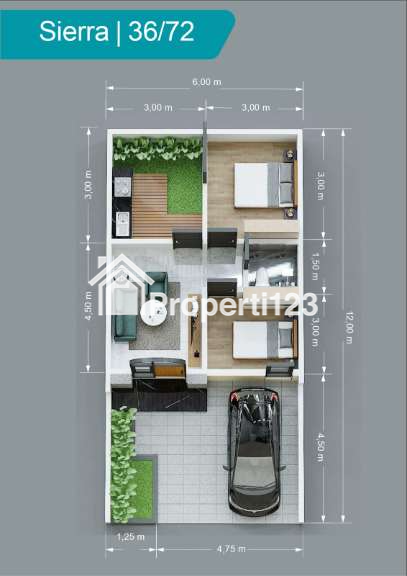 RUMAH KOMERSIL MURAH FREE BIAYA BIAYA - 4