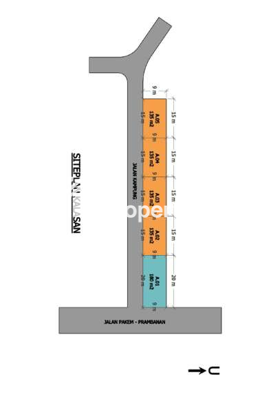 Rumah Siap Bangun Jual Murah di Kalasan Sleman Cuma 650 Juta Type 45/135m2 SHM Siap Balik Nama - 4