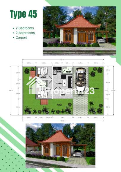 Rumah Siap Bangun Jual Murah di Kalasan Sleman Cuma 650 Juta Type 45/135m2 SHM Siap Balik Nama - 3