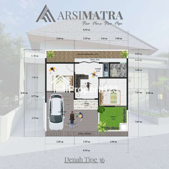 SEKARANG JUGA DAPATKAN NEW ARSIMATRA RUMAH MODERN DI PRAMBANAN KLATEN - 5