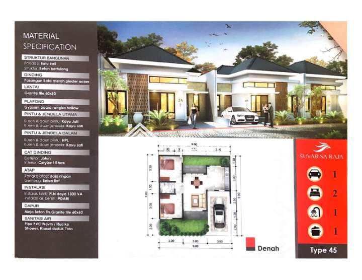 AKSES PUSAT KOTA KLATEN RUMAH MODERN DI KLATEN SELATAN - 6
