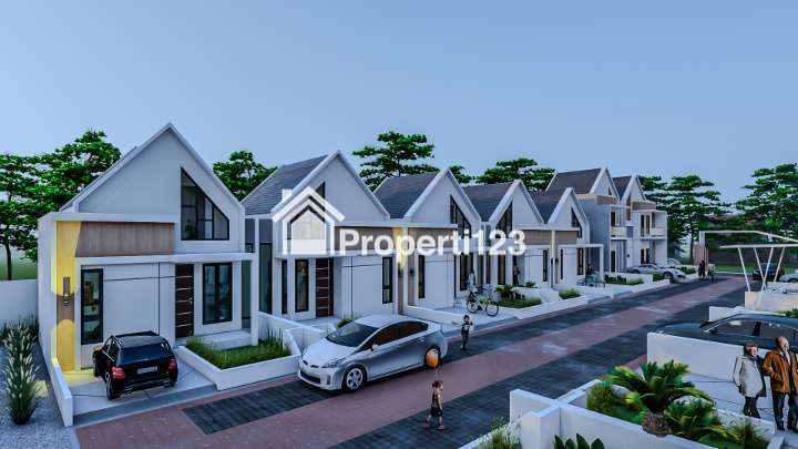 RUMAH 2 LANTAI SCANDINAVIAN TYPE 77/73 PESAN BANGUN KAWASAN ASRI PRAMBANAN - 3