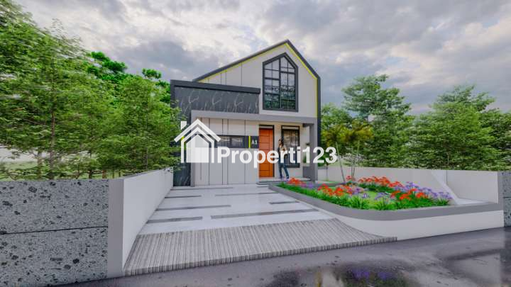 RUMAH PESAN BANGUN SCANDINAVIA CUMA 300 JUTA DI LINGKUNGAN ASRI PRAMBANAN KLATEN - 3