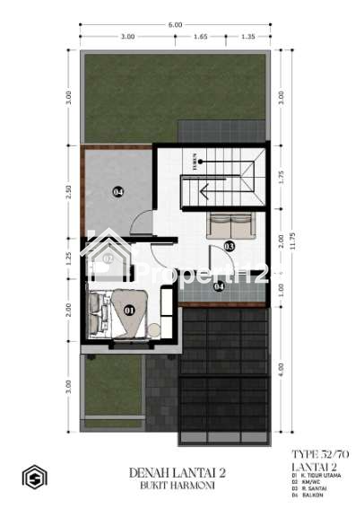 Rumah Villa Bukit Harmoni Bocek - 5