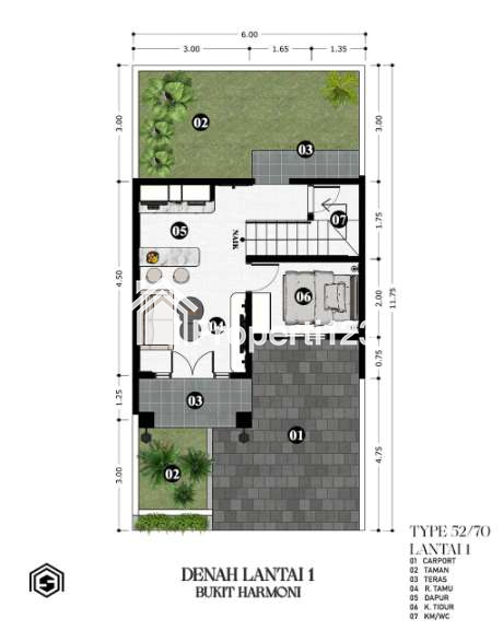 Rumah Villa Bukit Harmoni Bocek - 4