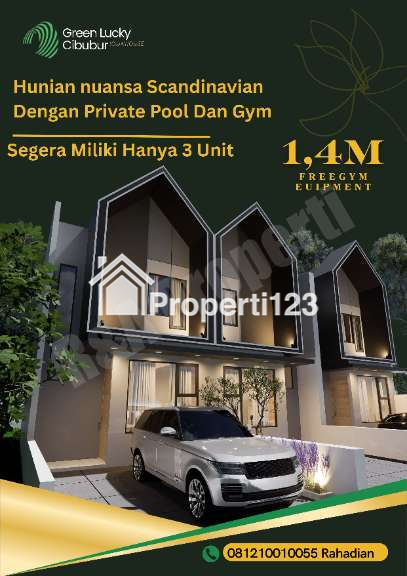 Hunian Modern Sentuhan Alam dilengkapi Private Pool & Private Gym - 1