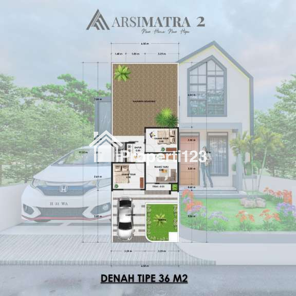 RUMAH SCANDINAVIAN VIBS ADEM DAN LINGKUNGAN NYAMAN DI PRAMBANAN KLATEN - 1
