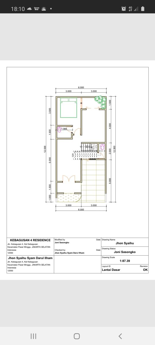 Dijual Murah Rumah Cluster Kebagusan 4 Residence Jakarta Selatan - 4