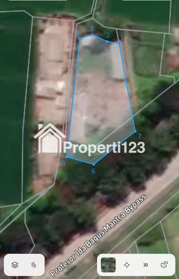 Dijual Tanah 1415 m2 Jl Ida Bagus Mantra Lebih Gianyar Bali - 2