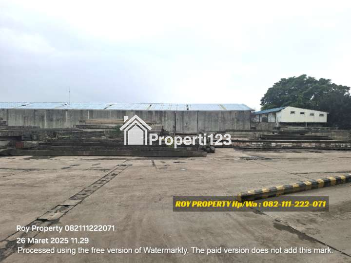 Dijual Tanah Open Yard di Cakung Cilincing Luas 4 Ha Full Cor Beton Murah Siap Bangun - 1