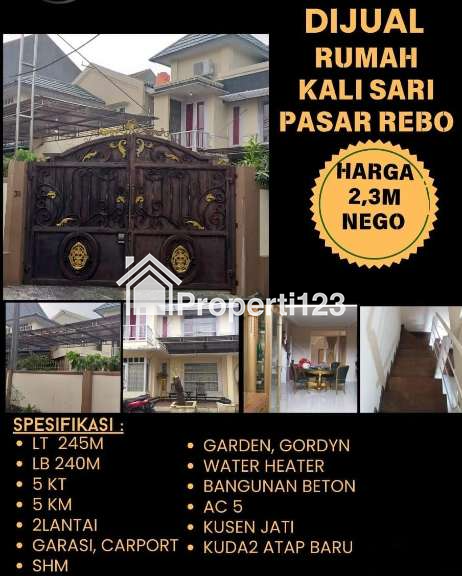 Dijual rumah di Kali Sari, Pasar Rebo, Jakarta Timur - 1
