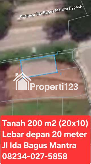 Dijual Tanah 200 m2 Jl Ida Bagus Mantra Banjarangkan Klungkung Bali - 4