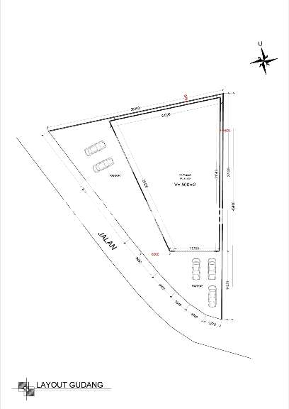 Disewakan Gudang 500 m2 Di Sesetan Denpasar Bali - 1