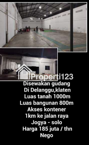 Di sewakan gudang di delanggu klaten - 1