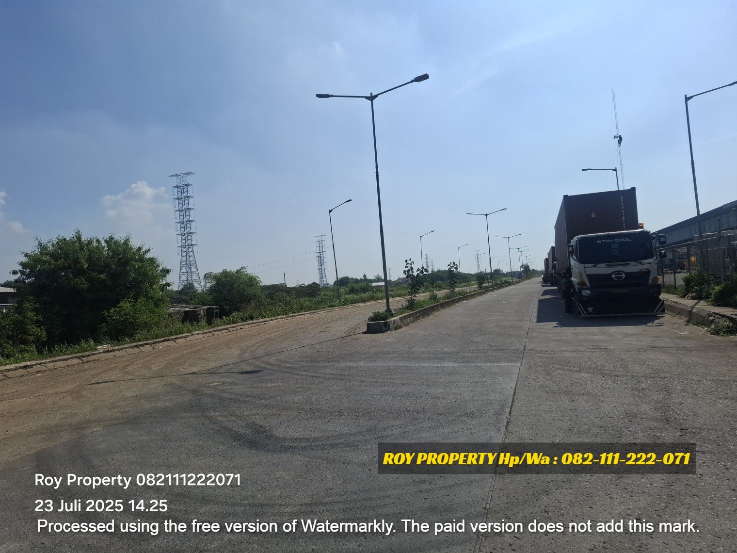Dijual Tanah Open Yard di Marunda 14 Ha Cocok Buat Gudang dan Depo Container - SIAP BANGUN - 10