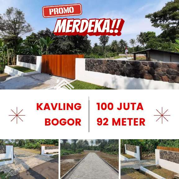 Promo Merdeka Kavling Siap Bangun 100 juta dekat Kota Bogor - 2