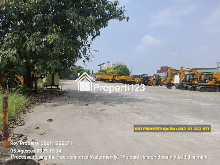 TERMURAH Disewakan Tanah di Cakung Cilincing 1.5 Ha Open Yard Full Cor Beton - 1