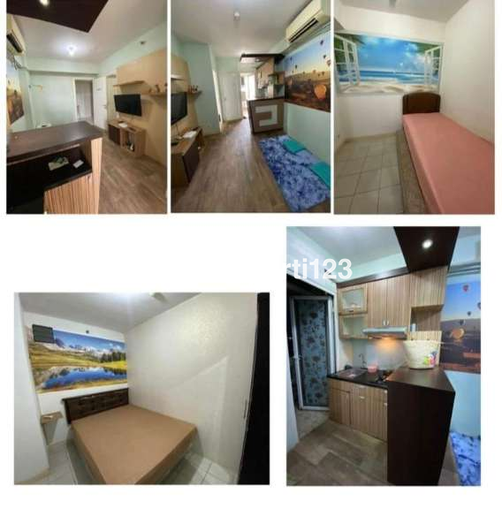 green pramuka 2 br full furnish bagus murah harga tertulis per 3 bulan - 1