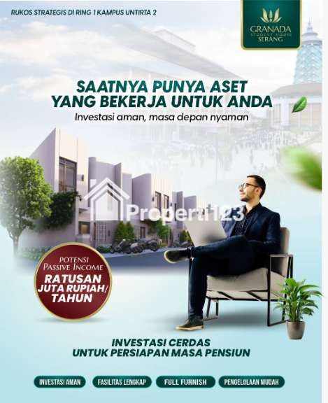 Aset Bisnis Auto Cuan Rukos Strategis Dekat Kampus - 1